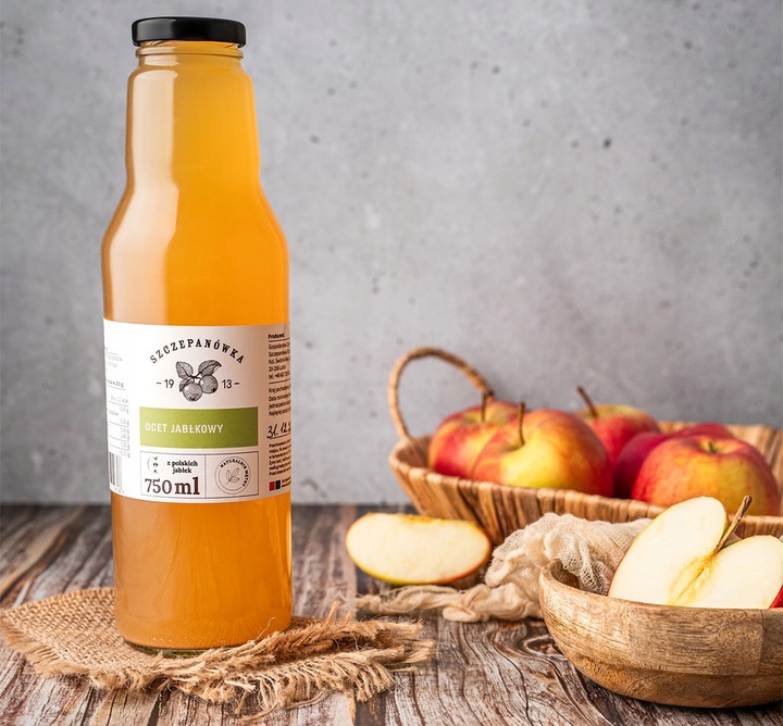 Ocet Jabłkowy 750ml 100% Naturalny