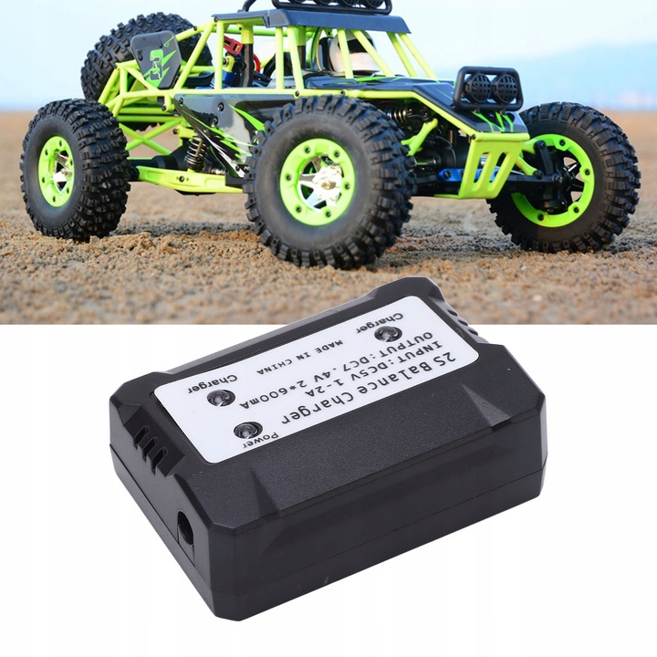 ŁADOWARKA 2S 7.4V DO AKUMULATORÓW LIPO WLTOYS RC SAMOCHÓD SAMOLOT