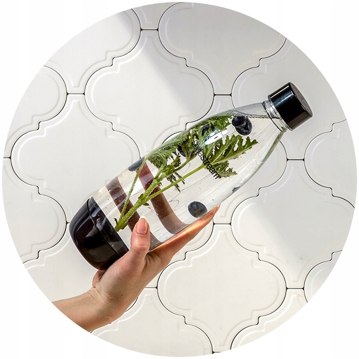 Butelki Soda Stream Fuse 2x1L czarne do zmywarki