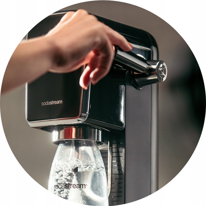 Saturator Soda Stream Art czarny 1 butelka