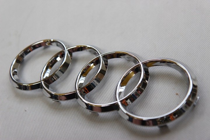 EMBLEMAT ZNACZEK logo AUDI przód Maski A3 A4 A5 A6 273x94mm PREMIUM MP251