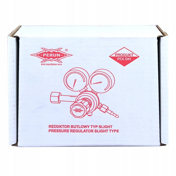 PROFESJONALNY REDUKTOR GAZU AR/CO2 2 MANOMETRY 200 BAR SLIGHT PERUN