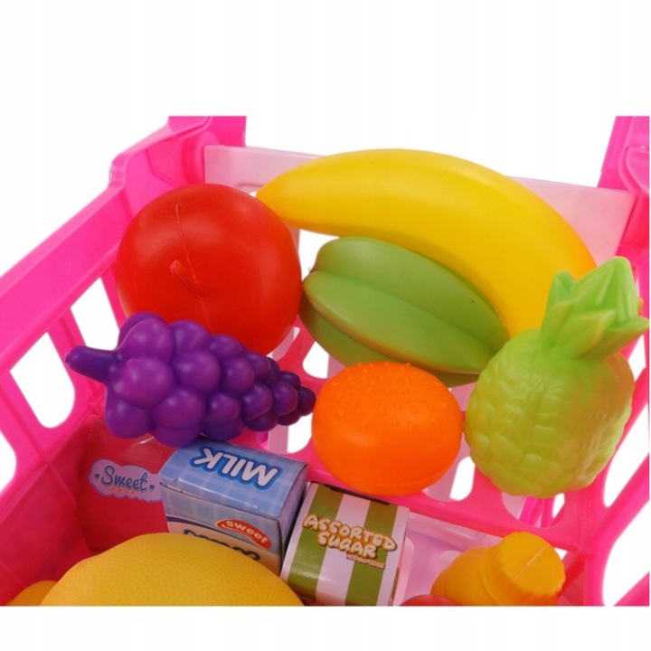 Duży wózek koszyk na zakupy akcesoria 28 el. 09R