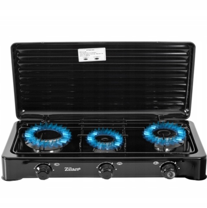 KUCHENKA GAZOWA 3 PALNIKI PRZENOŚNA + WĄŻ REDUKTOR