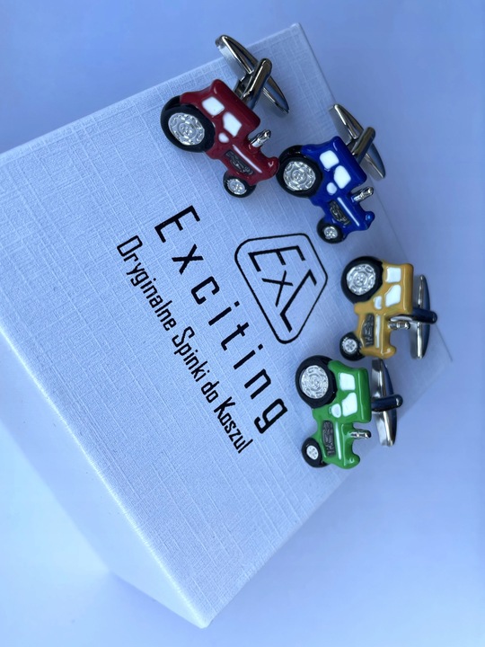 Srebrne spinki do mankietów koszuli EXC Jeleń Daniel dla Myśliwego Leśnika