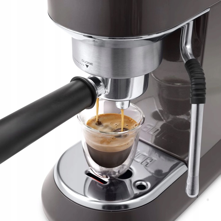 Kolbowy ekspres ciśnieniowy De'Longhi EC885.GY 1300 W srebrny/szary