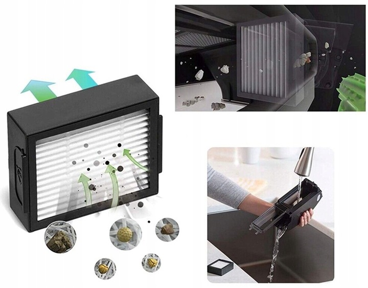 AKCESORIA FILTRY SZCZOTKI DO iRobot Roomba E4 E5 E6 E7 I3 I4 I5 I6 I7 I8 J7