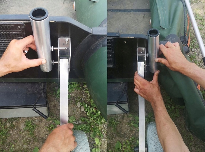 KOŁA DO PONTONU 28cm KOLIBRI BARK PEŁNE 2 UCHWYTY