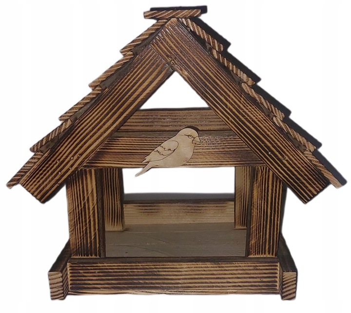 Karmnika Dla Ptaków Opalany XXL Duży Mocny Ozdoba do ogrodu Solidny