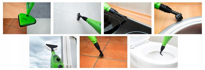 Mop Parowy WIELOFUNKCYJNY 12 końcówek 4,2 BAR Transa Electronics 2000W