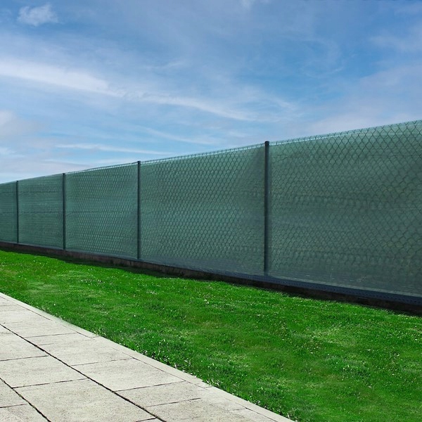 SIATKA CIENIUJĄCA OSŁONOWA MASKUJĄCA NA PŁOT 1,2x10m 135g 90% +TAŚMY 100szt