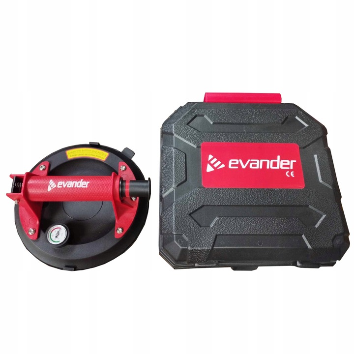 UCHWYT PRZYSSAWKA PRÓŻNIOWA DO PŁYTEK SZYB GLAZURY GRESU POMPKA MANOMETR