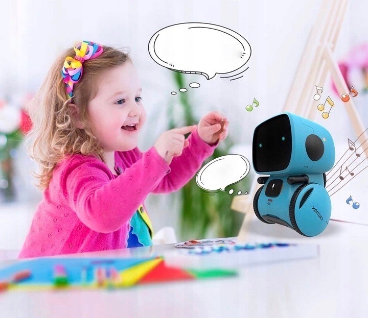 Robot Interaktywna Zabawka Sterowany Głosem, MINI, Edukacyjny, Dla Chłopca