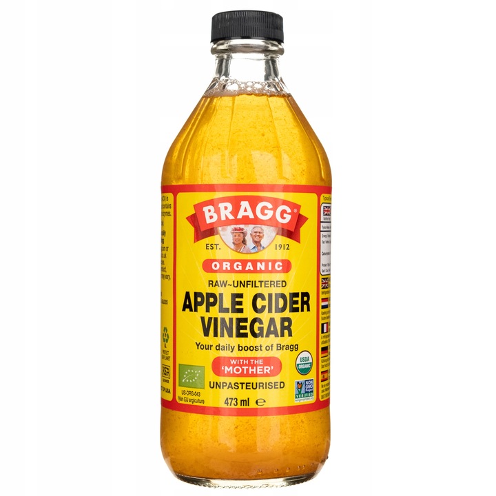 Bragg Organic Apple Cider Vinegar Organiczny Ocet Jabłkowy 473 ml