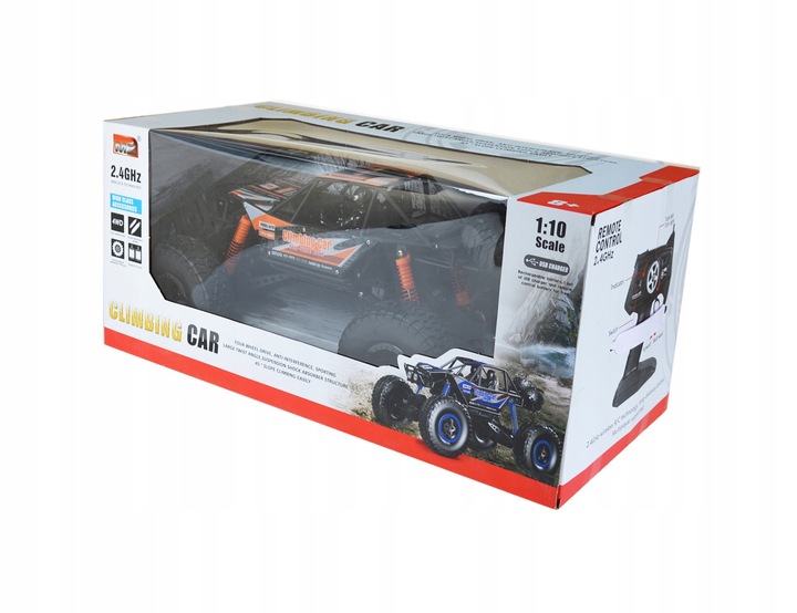 SAMOCHÓD ZDALNIE STEROWANY CRAWLER WIELKI 48CM TERENOWY 4X4 PILOT AUTO RC