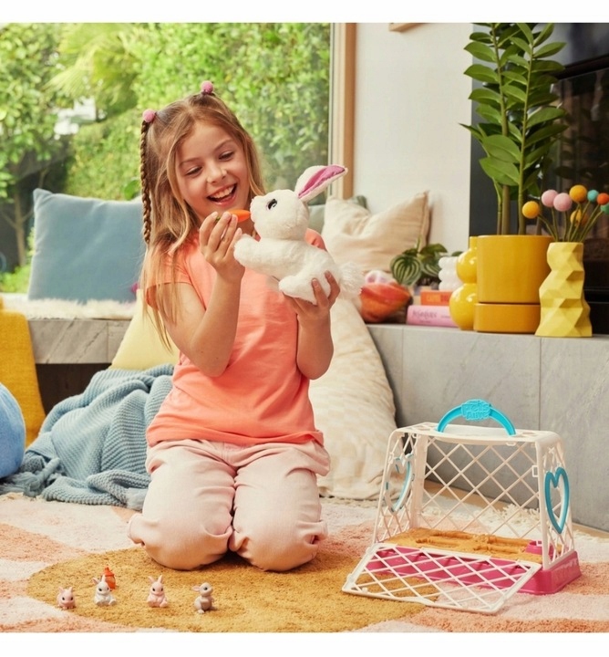 ZURU Pets Alive Interaktywny Królik Mama Bunny Surprise z króliczkami