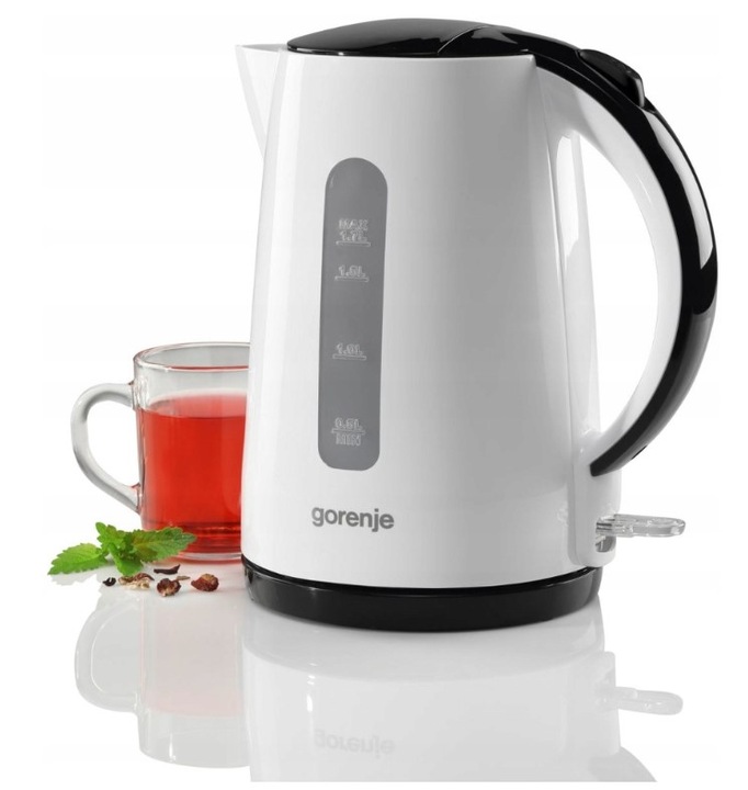 Kuchenka mikrofalowa Gorenje MO20A4W 800W 20L + Czajnik K17PLBW 2200W 1,7l