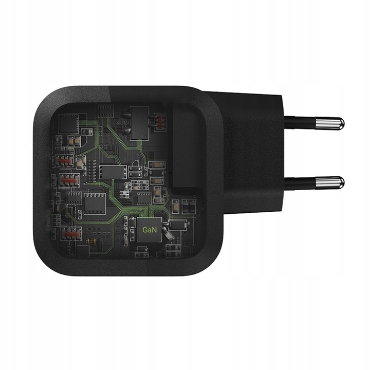 Szybka Ładowarka GC Power GaN 65W 2x USB-C PowerDelivery USB-A do telefonu