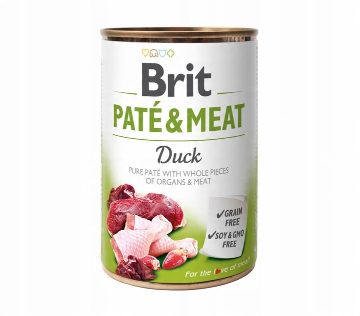 Brit Pate Meat MIX Smaków Mokra Karma dla Psa 12x400g