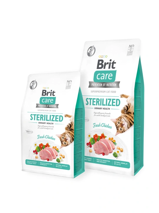 Brit Care Cat Grain Free Sterilized Urinary Sucha Karma dla Kota 7kg