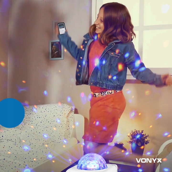 Głośnik BLUETOOTH KARAOKE USB LED KULKA+ mikrofon