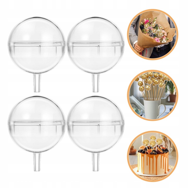 30 SZTUK OKRĄGŁY UCHWYT NA PUDEŁKO CZEKOLADY OPAKOWANIE CUKIERKÓW KOPUŁA