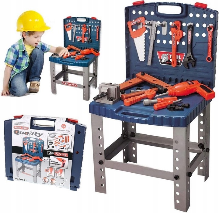 WARSZTAT SKŁADANY DLA MAJSTERKOWICZA DZIECKA