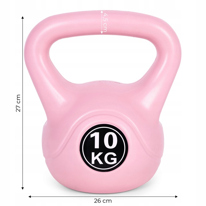 Kettlebell kettle 10 kg do ćwiczeń hantla kula odważnik obciążenie ciężar