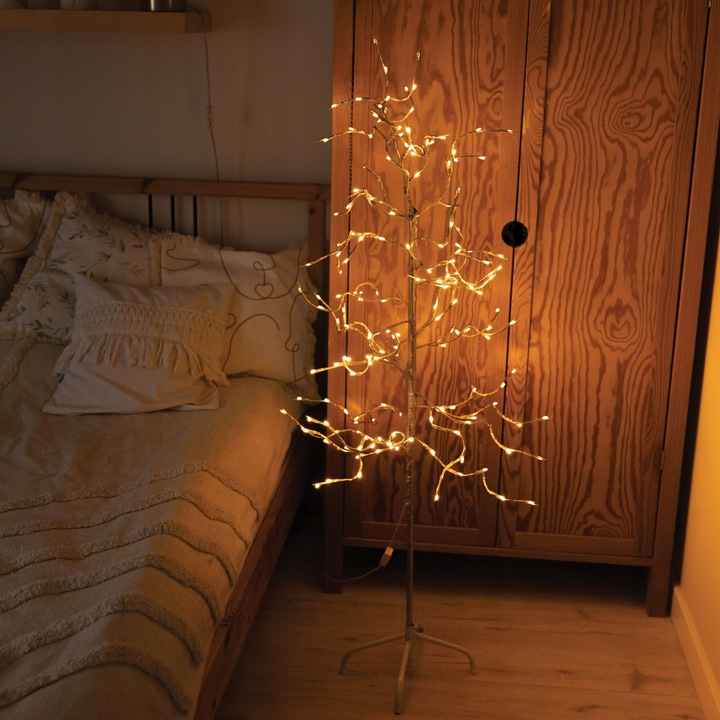 DRZEWKO OZDOBNE NA ŚWIĘTA DEKORACJA ŚWIĄTECZNA ŚWIATEŁKA 180 LED LAMPKI XL