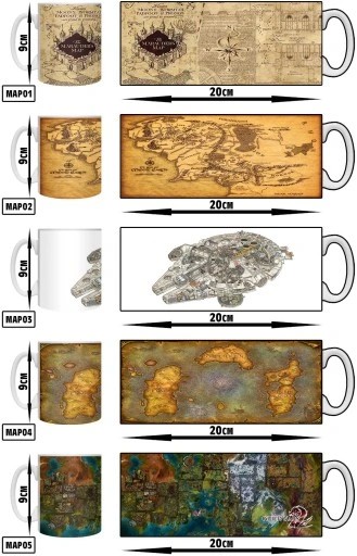 MAGICZNY KUBEK HARRY POTTER MAPA HUNCWOTÓW MIKOŁAJ