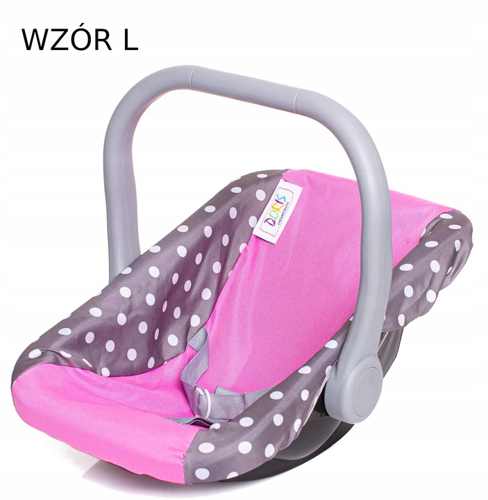 NOSIDEŁKO dla lalek 3w1 NOSIDŁO FOTELIK SAMOCHODOWY BUJAK dla lalki