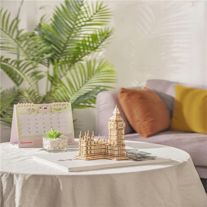 BIG BEN drewniane Puzzle 3D model składany 220el