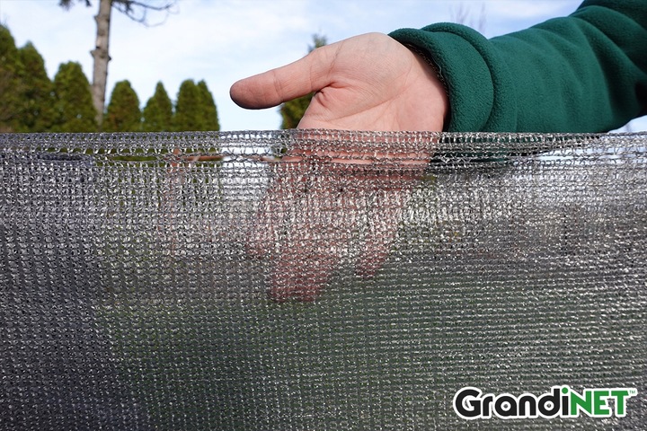 Siatka Maskująca 2x15m 80% Grafitowa Osłona Wiatr Maskująca Ogrodzenie Płot