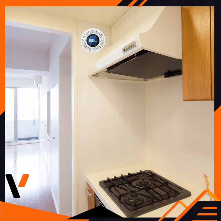 CZUJNIK CZADU DETEKTOR TLENKU WĘGLA EKRAN LCD CERTYFIKOWANY GŁOŚNY SYGNAŁ