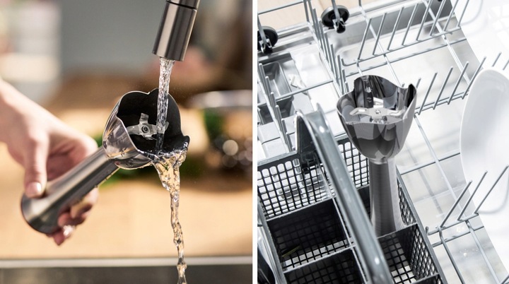 Blender ręczny z rozdrabniaczem Bosch MSM6M820 1200W QuattroBlade Pojemnik