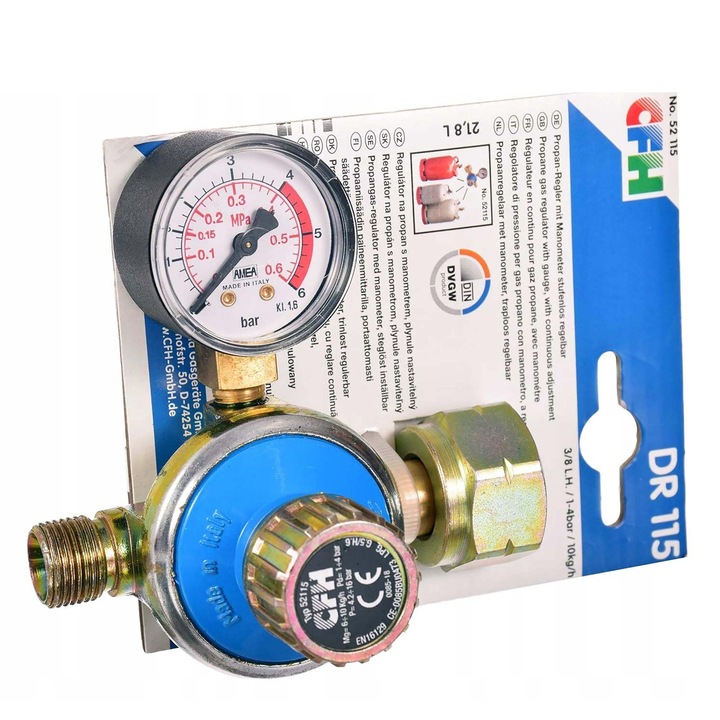 Reduktor do butli Propan Butan LPG Butla 11kg z CFH 52115