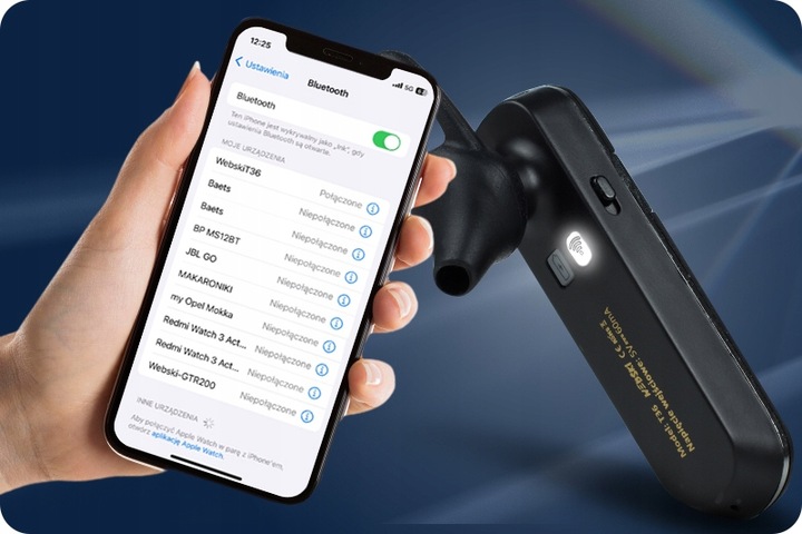 SŁUCHAWKA BLUETOOTH 5.3 ZESTAW SŁUCHAWKOWY BLUETOOTH DO ROZMÓW DLA KIEROWCY