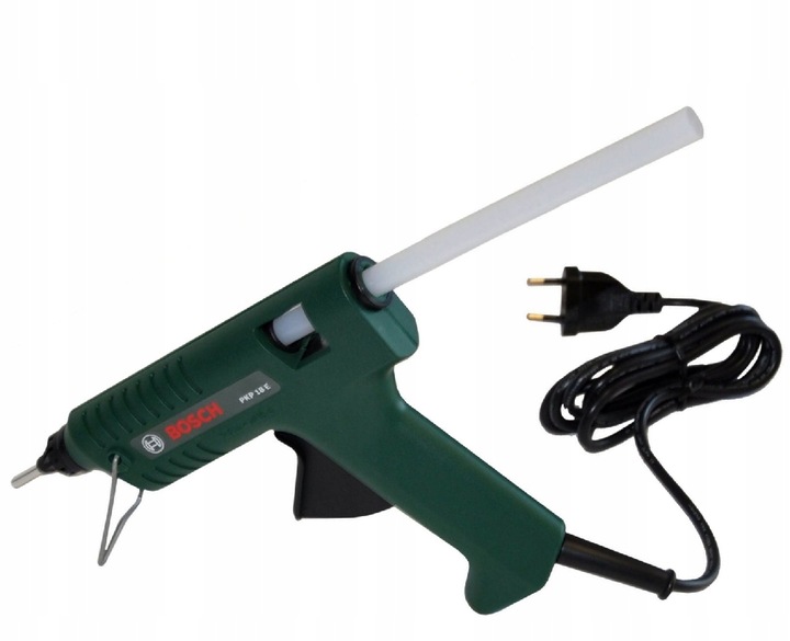 PISTOLET DO KLEJU NA GORĄCO BOSCH PKP 18 E + KLEJ