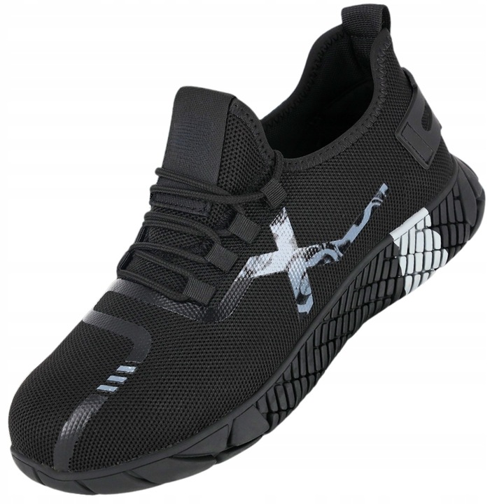 Buty robocze męskie wsuwane Oddychające z Noskiem Antyprzebiciowe Lekkie