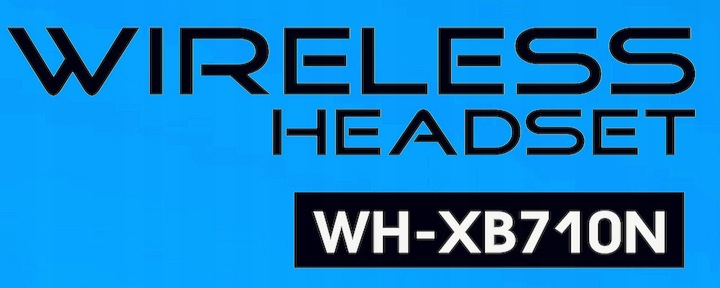 Słuchawki WH-XB710N bezprzewodowe nauszne z mikrofonem USB typ-C 2024
