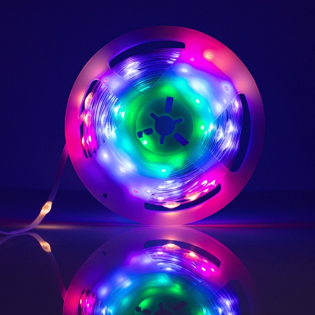 Magiczne lampki Choinkowe RGB USB IP65 200 led 10m Pilot Aplikacja DC 5V