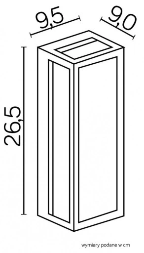 Kinkiet zewnętrzny Porto M1976 Suma