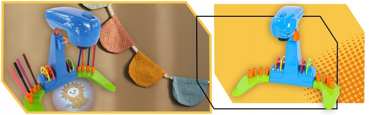 Projektor Rzutnik do Nauki Rysowania ze Slajdami Podświetlany Regulowany