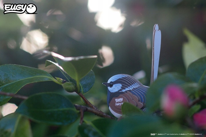 Strzyżyk Ptaszek Eugy. Eko Układanka Puzzle 3D