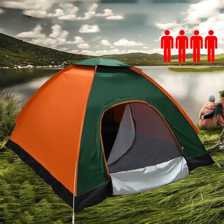 Automatyczny namiot kempingowy Pop-up 3-4 osobowy