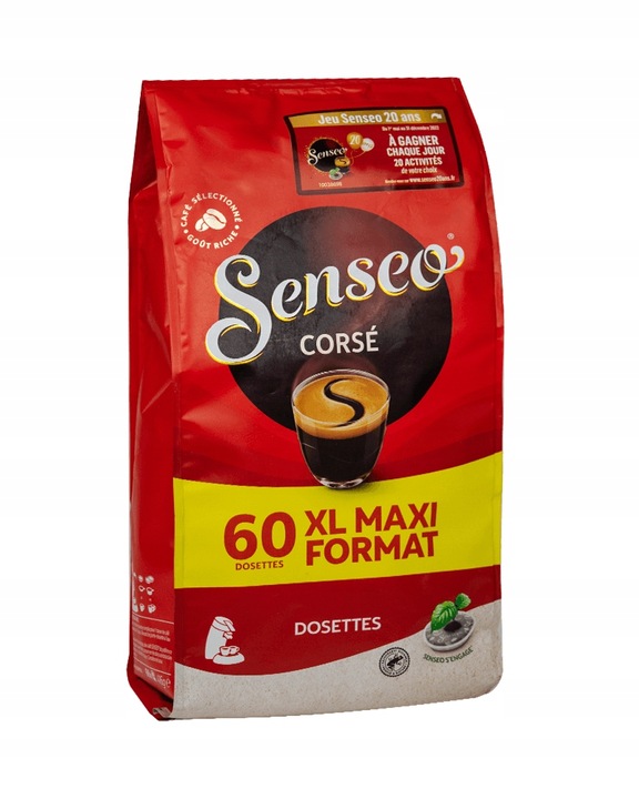 Pady SENSEO PHILIPS CORSE | kawa w padach 60szt. | GRATIS videobook