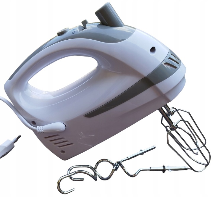 MIKSER RĘCZNY ROBOT KUCHENNY MOCNY 5 BIEGÓW 4 KOŃCÓWKI