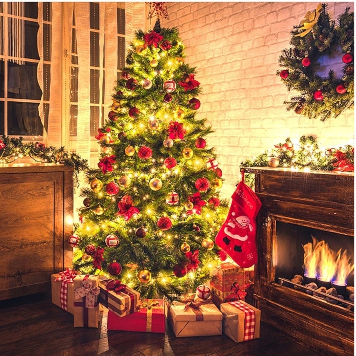 LAMPKI CHOINKOWE 300 LED STAŁE + FLASH ZEWNĘTRZNE ŚWIATEŁKA BIAŁE CIEPŁE