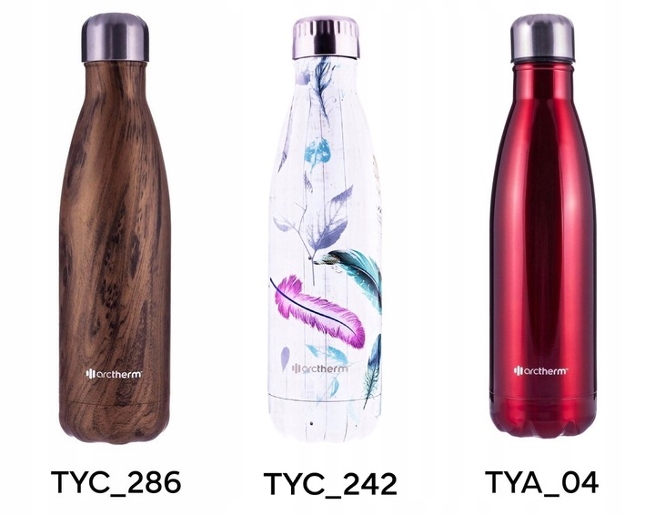 Butelka TERMICZNA na wodę 500ml NA KAWĘ WZORY