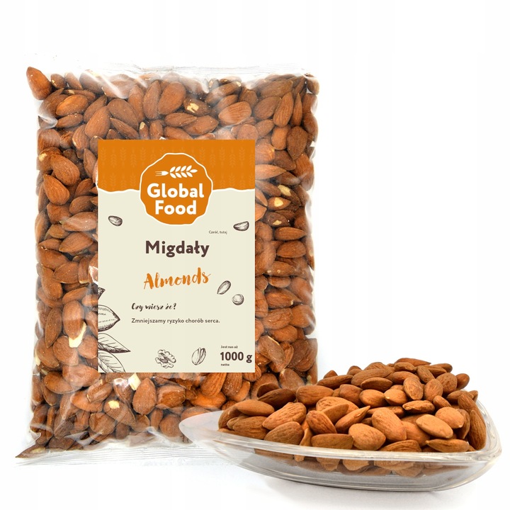 MIGDAŁY CAŁE NATURALNE 1kg (1000g)